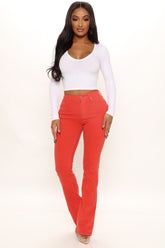 Mojave Bootcut Jeans - Rust Ins Street
